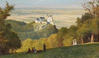 Vista dal Kahlenberg al Leopoldsberg da Leopold Munsch